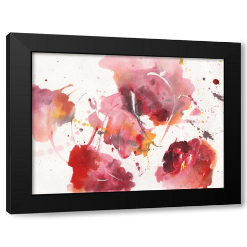 Bright Days I Black Modern Wood Framed Art Print with Double Matting by Combs, Joyce