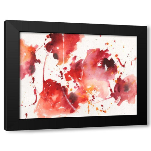 Bright Days II Black Modern Wood Framed Art Print by Combs, Joyce