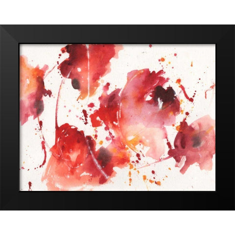 Bright Days II Black Modern Wood Framed Art Print by Combs, Joyce