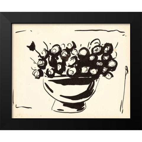 Sunshine Daisy I Black Modern Wood Framed Art Print by Wang, Melissa