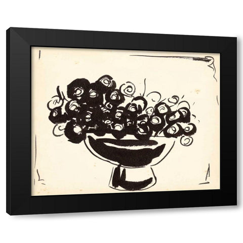 Sunshine Daisy II Black Modern Wood Framed Art Print with Double Matting by Wang, Melissa