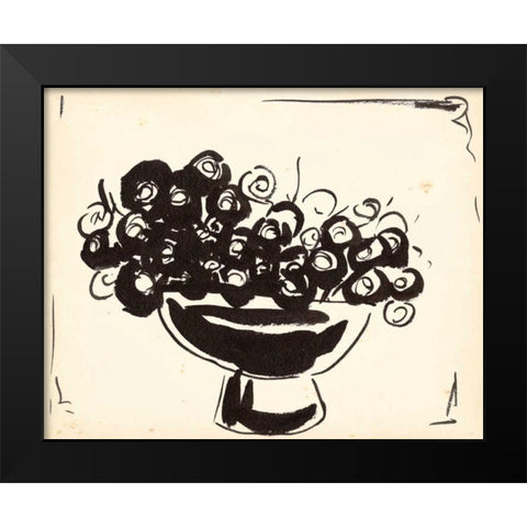 Sunshine Daisy II Black Modern Wood Framed Art Print by Wang, Melissa