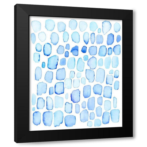 Ice Cubes I Black Modern Wood Framed Art Print by Popp, Grace