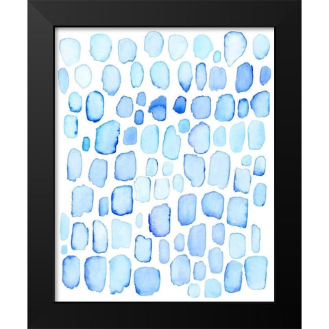Ice Cubes I Black Modern Wood Framed Art Print by Popp, Grace