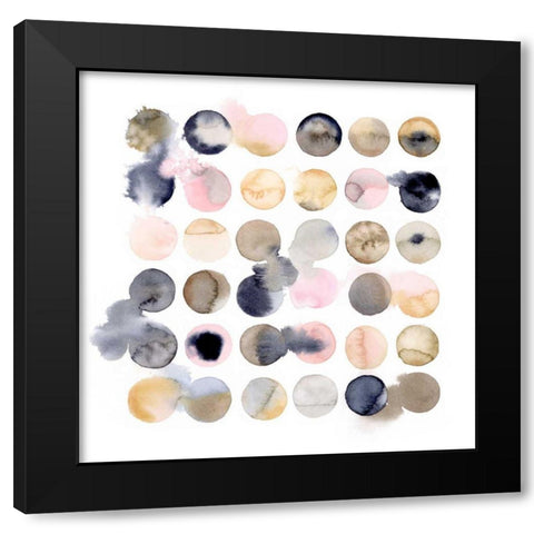 Dream Planets I Black Modern Wood Framed Art Print with Double Matting by Popp, Grace