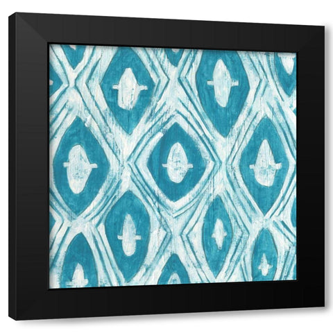 Eclectic Textile IV Black Modern Wood Framed Art Print by Vess, June Erica