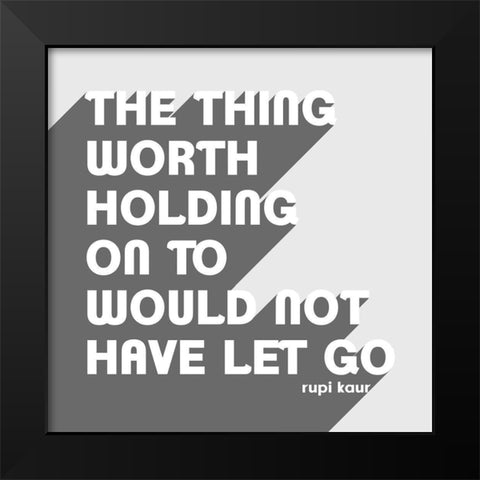Let Go II Black Modern Wood Framed Art Print by Popp, Grace