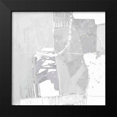 Composition Neutral I Black Modern Wood Framed Art Print by Goldberger, Jennifer