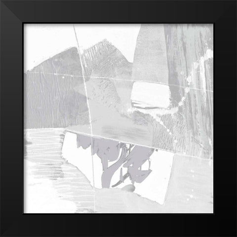 Composition Neutral II Black Modern Wood Framed Art Print by Goldberger, Jennifer