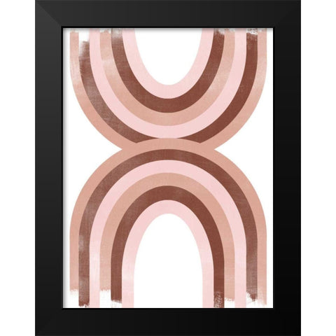 Arc Moderne IV Black Modern Wood Framed Art Print by Vess, June Erica