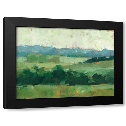 Tree Line Vista I Black Modern Wood Framed Art Print with Double Matting by Harper, Ethan