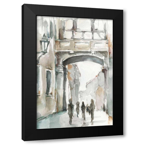 Watercolor Arch Studies I Black Modern Wood Framed Art Print by Harper, Ethan