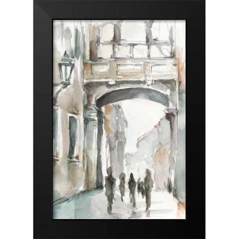 Watercolor Arch Studies I Black Modern Wood Framed Art Print by Harper, Ethan