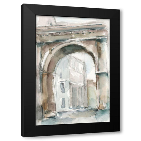 Watercolor Arch Studies III Black Modern Wood Framed Art Print with Double Matting by Harper, Ethan