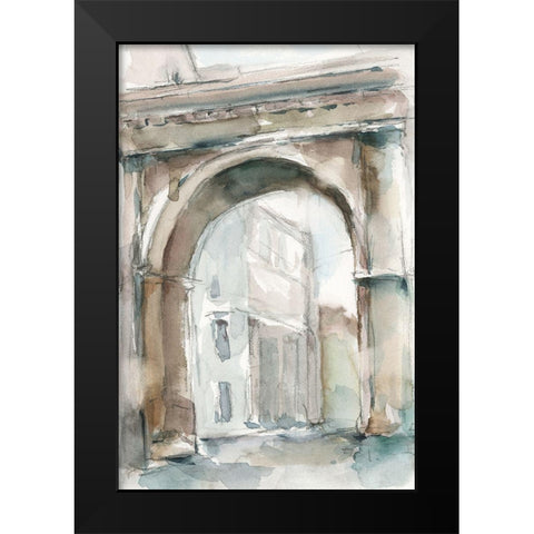 Watercolor Arch Studies III Black Modern Wood Framed Art Print by Harper, Ethan