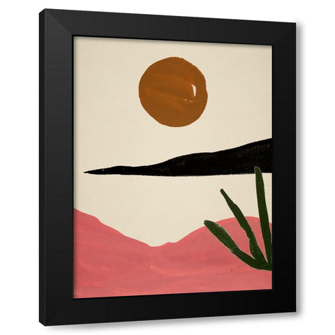 New Day IV Black Modern Wood Framed Art Print by Wang, Melissa