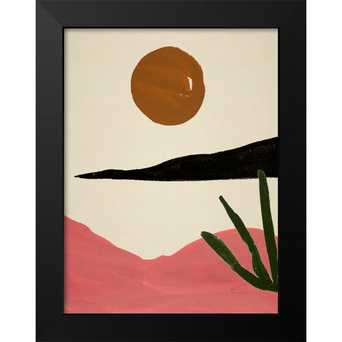 New Day IV Black Modern Wood Framed Art Print by Wang, Melissa