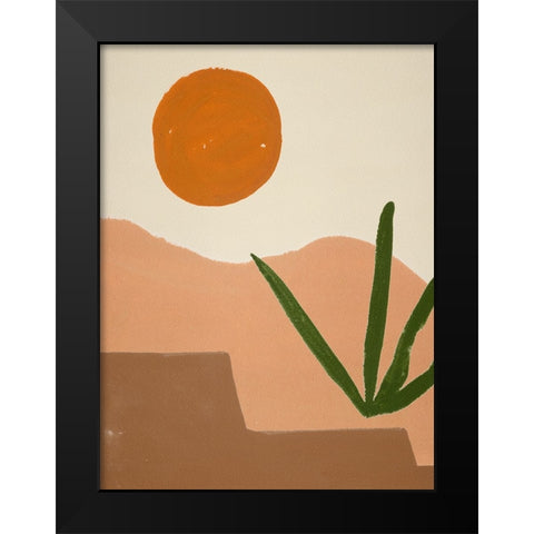 New Day VI Black Modern Wood Framed Art Print by Wang, Melissa