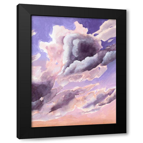 Amethyst Cumulus II Black Modern Wood Framed Art Print by Popp, Grace