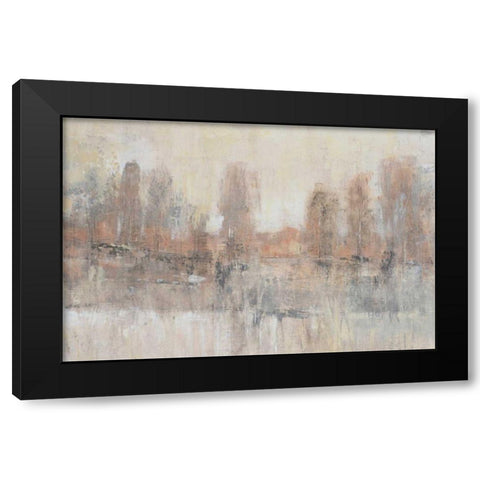 Land Parcel II Black Modern Wood Framed Art Print with Double Matting by OToole, Tim