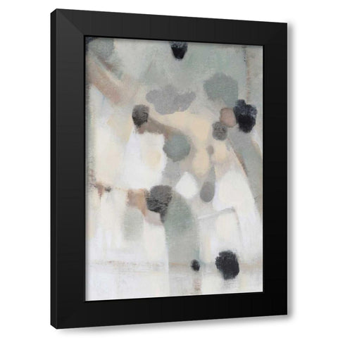 Free Form I Black Modern Wood Framed Art Print with Double Matting by OToole, Tim