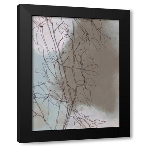 Windy Branch II Black Modern Wood Framed Art Print with Double Matting by Moore, Regina