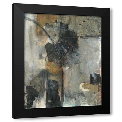 Gathering I Black Modern Wood Framed Art Print with Double Matting by Combs, Joyce