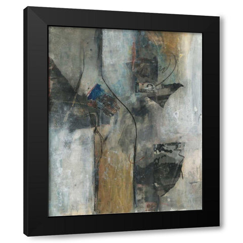 Gathering II Black Modern Wood Framed Art Print with Double Matting by Combs, Joyce