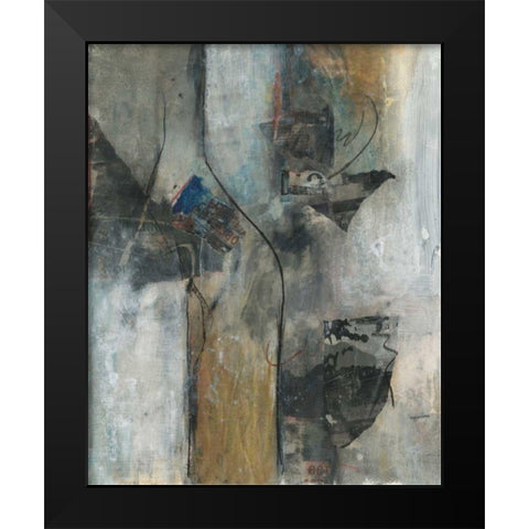 Gathering II Black Modern Wood Framed Art Print by Combs, Joyce