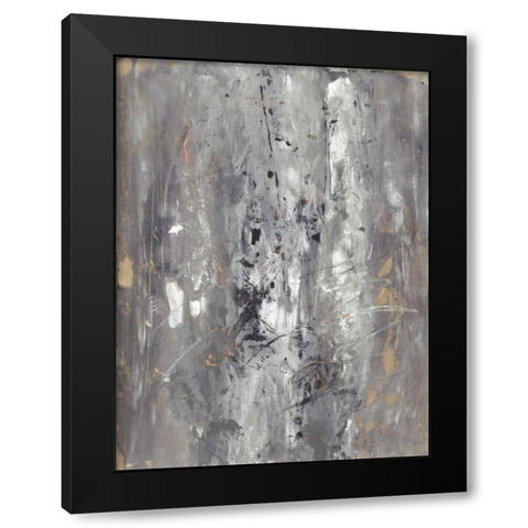 Ancient Marks I Black Modern Wood Framed Art Print by Combs, Joyce