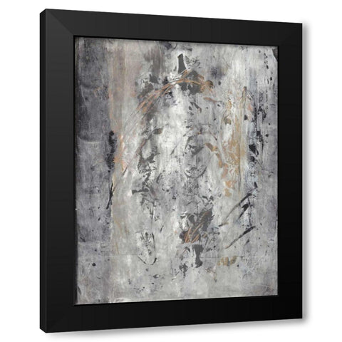 Ancient Marks II Black Modern Wood Framed Art Print by Combs, Joyce