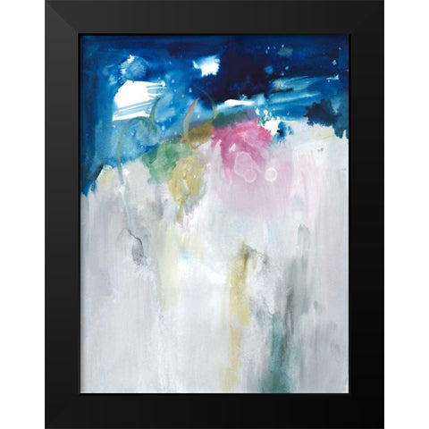 Rising I Black Modern Wood Framed Art Print by Combs, Joyce