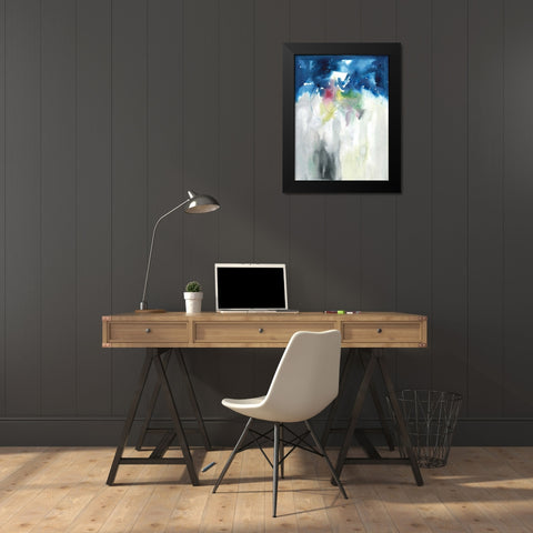 Rising II Black Modern Wood Framed Art Print by Combs, Joyce