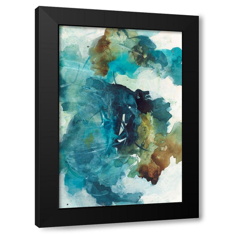 Spring II Black Modern Wood Framed Art Print by Combs, Joyce