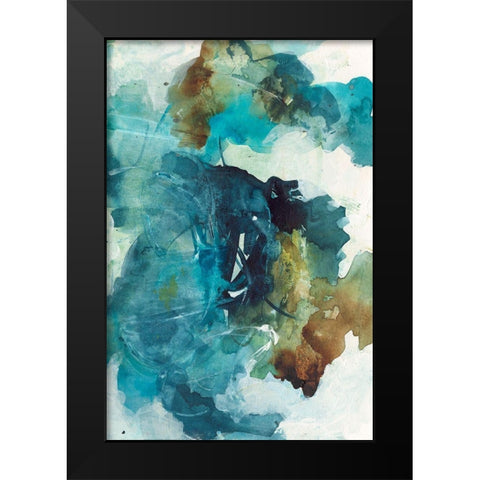 Spring II Black Modern Wood Framed Art Print by Combs, Joyce