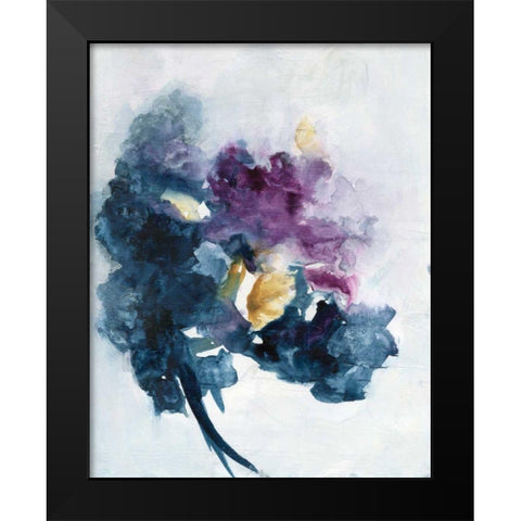 Bouquet I Black Modern Wood Framed Art Print by Combs, Joyce