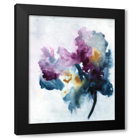 Bouquet II Black Modern Wood Framed Art Print by Combs, Joyce