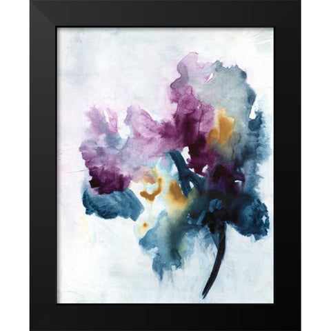 Bouquet II Black Modern Wood Framed Art Print by Combs, Joyce