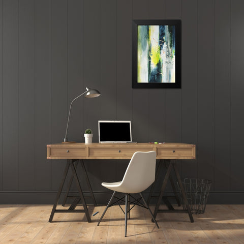 Treetops I Black Modern Wood Framed Art Print by Combs, Joyce