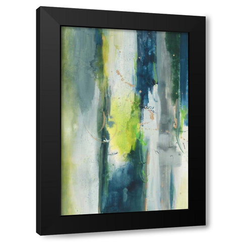 Treetops I Black Modern Wood Framed Art Print by Combs, Joyce