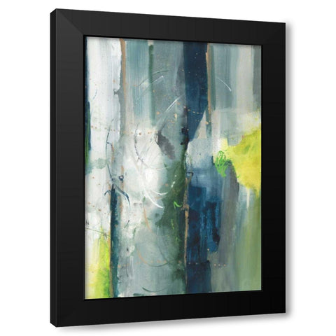 Treetops II Black Modern Wood Framed Art Print by Combs, Joyce