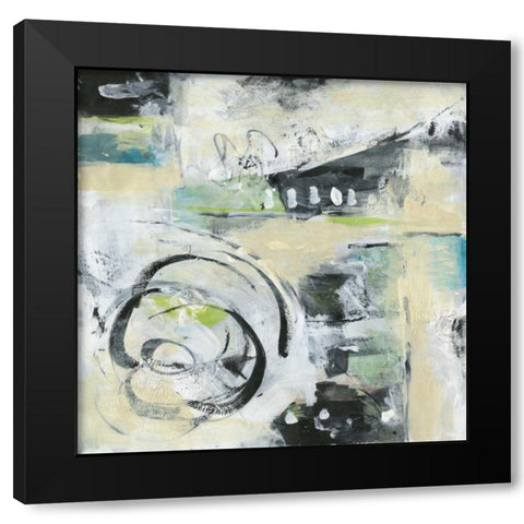 Bridge to Happiness I Black Modern Wood Framed Art Print by Combs, Joyce