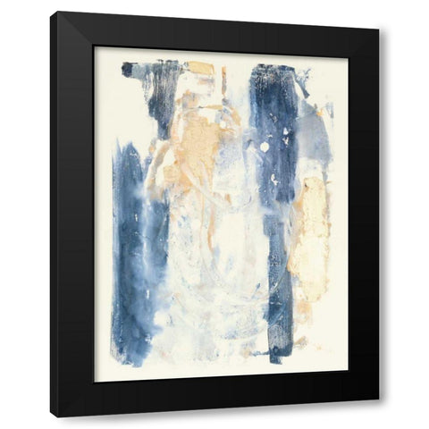Circles and Dream II Black Modern Wood Framed Art Print by Combs, Joyce