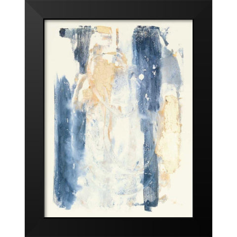 Circles and Dream II Black Modern Wood Framed Art Print by Combs, Joyce
