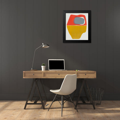 Hoodoo I Black Modern Wood Framed Art Print by Delamater, Rob