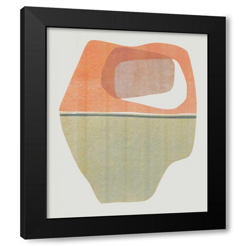 Hoodoo II Black Modern Wood Framed Art Print with Double Matting by Delamater, Rob