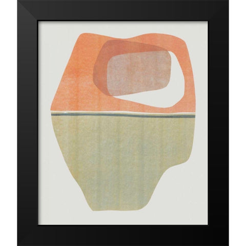 Hoodoo II Black Modern Wood Framed Art Print by Delamater, Rob