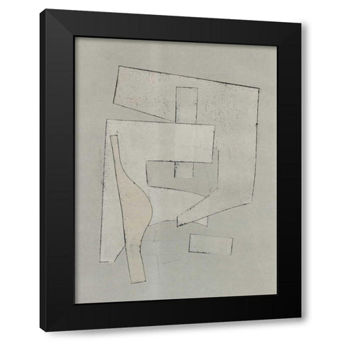 Alchemy III Black Modern Wood Framed Art Print with Double Matting by Delamater, Rob