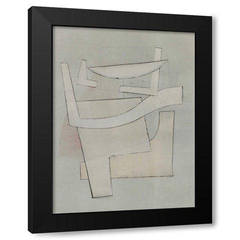 Alchemy IV Black Modern Wood Framed Art Print with Double Matting by Delamater, Rob