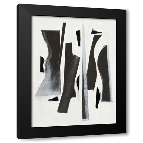Rhythm Cadence I Black Modern Wood Framed Art Print by Delamater, Rob